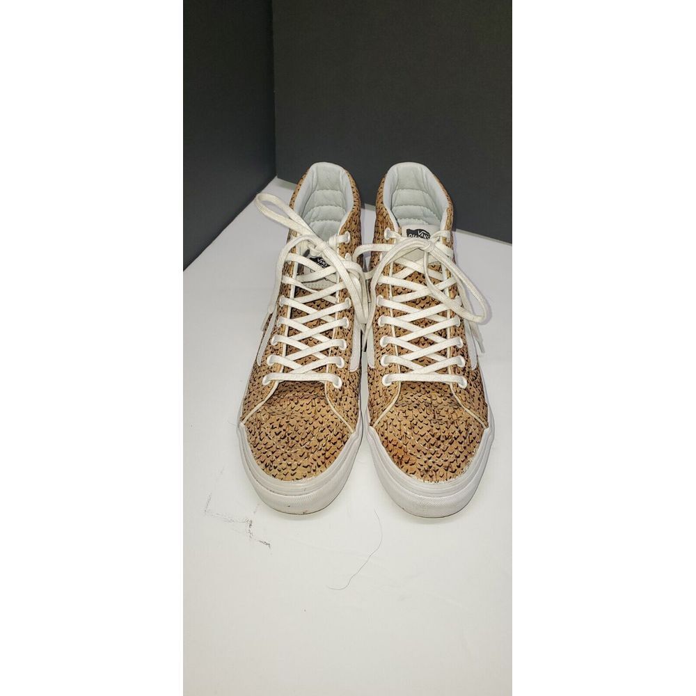 Vans Sk8 Hi 'SLIM' Embossed Cork Womens 6 Mens 4.5. Limited Edition Rare